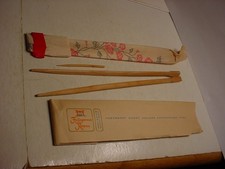 Vintage Northwest Orient Airlines Stratocruiser Fleet Chopsticks Fujiyama Room picture