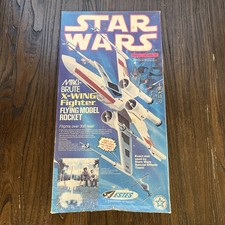 1977 Star Wars Maxi Brute X-Wing Fighter Flying Model Rocket Kit New Open Box picture