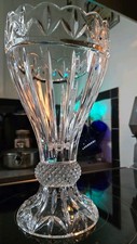 Shannon by Godinger Olympia 14 inch Vase 24% Lead Crystal picture