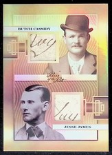 Butch Cassidy & Jesse James Gold Written Relic (03/05) * 2026 Pieces #424 picture