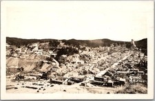 1935 Lead, South Dakota Real Photo RPPC Postcard 