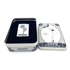 1993 Vintage Zippo Lighter 1935 Varga Girl Chrome W/Case Brand New Unused picture