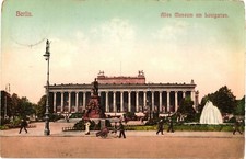 Berlin Germany Altes Museum at Lustgarten Undivided Back Postcard 1905 Posted picture