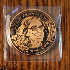 Peter Mayhew Foundation Bronze Chewbacca R.I.P. 3215 Star Wars Challenge Coin picture