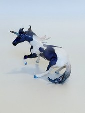 Peter Stone Horse SORKA - OOAK Chip Cutting EFCM Unicorn Deco Purple Pinto WOW picture