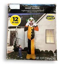 Gemmy 12’ Clown Airblown Inflatable Halloween FOR PARTS picture