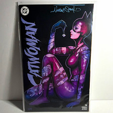 DC Comics Catwoman #78 Nathan Szerdy Variant Cover Signed w/COA NM picture