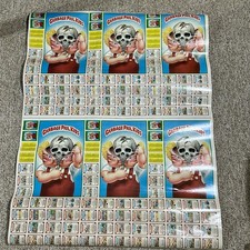 1986 Topps Garbage Pail Kids Series 4 Uncut Sheet 44 Cards Original picture