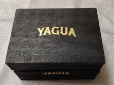 JC Newman Fuente Yagua Toro Black Wood Cigar Box Empty - 7.5