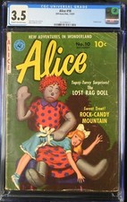 Alice #10 Ziff-Davis Pub 1951 CGC 3.5 Spanking Cover Low Census picture