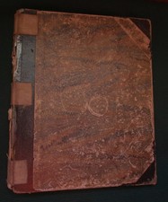 HAND WRITTEN JOURNAL OF WRITER FOR MONMOUTH ACADEMY (MAINE) 1860s picture
