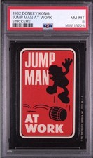 1982 Donkey Kong Jump Man at Work PSA 8 Mario RC Rookie 🔥 Nintendo picture