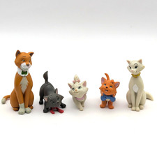 Disney The Aristocats Vintage Mini Figure Set of 5 Choco Party TOMY 2004 picture