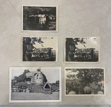 WWII Italian POW Photo Lot Camp Myles Standish MA Marian Grotto ISU Tent Sign picture