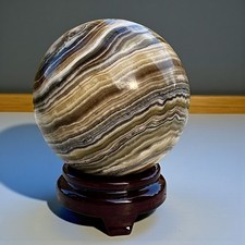 Large 100MM Zebra Quartz Crystal Sphere Healing Crystal Ball For Home Decorative picture