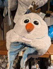 NEW🌟WDW Disney Parks Frozen Olaf Snowman Plush Animal Hat Cap Wearable picture