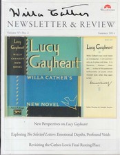 WILLA CATHER REVIEW Summer 2014 Lucy Gayheart; Selected Letters picture