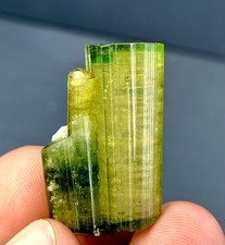 45 Carat Green Cap Tourmaline Crystal Specimen From Chapu Mine, Pakistan picture