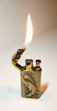 DUAL FLAME SOFT + TORCH LIGHTER Adjustable Flame Butane BRAND NEW FAST SHIP USA picture
