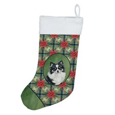 Carolines Treasures WDK8758CS Unisex Adult Black & White Pomeranian Christmas... picture