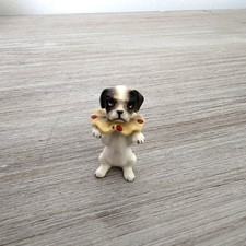 Vintage Hagen Renaker Figurine Boston Terrier Clown Costume picture