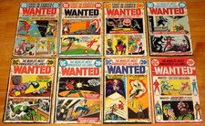 DC 1972-1973 WANTED: THE WORLD'S MOST DANGEROUS VILLAINS Full Set No. 1-9 HOT picture