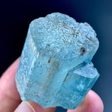 280 CT Natural Terminated Top Quality Aquamarine Crystal From Skardu Pakistan picture