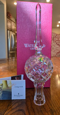 Vintage Waterford Crystal Christmas Tree Topper Spire, Made in Ireland  MINT picture