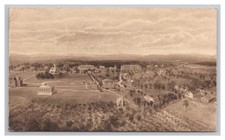 Massachusetts Mount Hermon & Northfield Schools c1920s Aerial View Postcard UNP picture