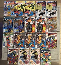 DC COMICS SUPERMAN 1986-1988 LOT 19 ISSUES WITH MULTIPLES #1-8 #12 #14 #423 NM+ picture