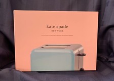 Lenox Kate Spade All In Good Taste Turquoise TOASTER Cute 1st Quality EXCELLENT picture
