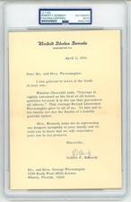 Robert F. Kennedy ~ Signed Vietnam War Letter Quoting Winston Churchill~ PSA DNA picture