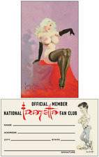 FRANK FRAZETTA NATIONAL FAN CLUB MEMBERSHIP CARD - BOMBSHELL - FANTASY CARD picture