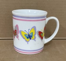 Vintage Shibata Japan Butterfly Ceramic Mug picture