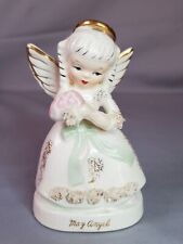 Napco May Birthday Girl Angel Figurine S1365 1950s Vintage Japan picture