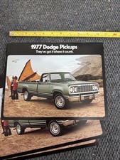 Original 1977 Dodge Pickup Truck Sales Brochure Catalog D100 D150 D200 D300 NOS picture