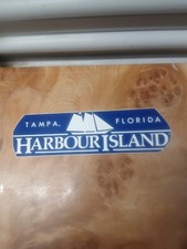 Vintage Harbour Island Tampa Florida Bumper Sticker Rare picture