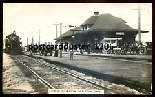 BOLTON Ontario 1925 CPR Train Station Yiddish Message. Real Photo Postcard picture