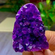 151g Natural Amethyst geode Agate quartz cluster crystal specimen Healing picture