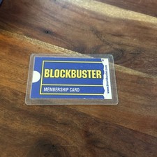 Rare 1998 Laminated Blockbuster Membership Card Perfect Condition picture