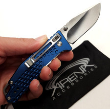 Sanrenmu SRM 7063 Manual Knife 8Cr13MoV Tip Up or Down Carry Clip Bottle Opener picture