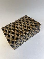 Antique Vietnamese Dragon Soapstone White And Black Box picture