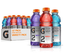 Gatorade G2 Thirst Quencher Sports Drink, Variety Pack, 20oz Bottles, 12 Pack, picture