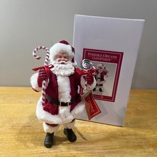 Possible Dreams Clothtique Peppermint Santa Dept 56 Exclusive Limited Edition picture
