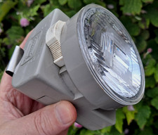 Vintage Ever ready Front Bike Light  Fully Working - Classic Grey Model - VGC  picture