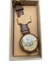 1998 Disney Vintage Animal Kingdom Cast Expedition Watch Wood Natures Time NIB picture