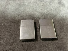 Vintage Lot of 2 Supreme Brushed Chrome Torch Lighters - Japan - Unfired picture