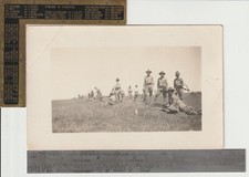 RPPC Wyoming WY War Field Artillery Target Practice Army WWI Real Photo Postcard picture