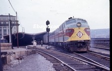 12 Original 35mm Slides EL Erie Lackawanna Railroad Trains 1960-73 picture