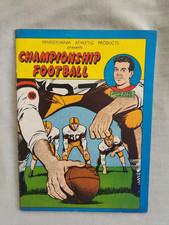 1956 Championship Football Pennsylvania Athletic Prod Giveaway Comic-Very Nice picture